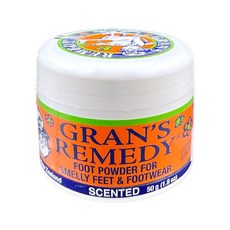 紐西蘭Gran's Remedy老奶奶 長效淨味清爽除臭鞋粉-微香橘, 50g, 1個