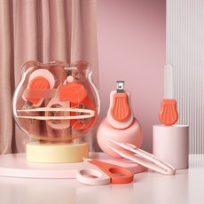 DFMEI 嬰兒指甲剪套裝安全防夾肉寶寶美甲剪刀鉗幼兒童防剪手新生, 1個
