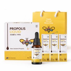 디어패밀리 뉴질랜드 마누카꿀 프로폴리스 리퀴드 3개입 선물세트, 3개, 30ml
