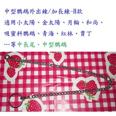 ＊來成鳥園＊鸚鵡腳鍊 H款 適合金太陽、小太陽、月輪、和尚、吸蜜科鸚鵡、賈丁…等中長尾、中型鸚鵡