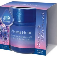 CARALL Aroma Hour 凝膠放置型芳香消臭劑 車用/居家香水 3615/3616 凝膠香氛 持久消臭, 1個, 3615 治癒麝香