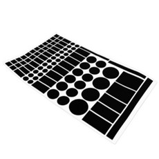 빈티지 암막스티커 암막스티커led불빛차단스티커