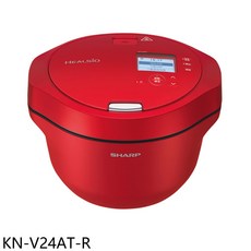 SHARP夏普 2.4公升智慧攪拌番茄紅零水鍋 KN-V24AT-R