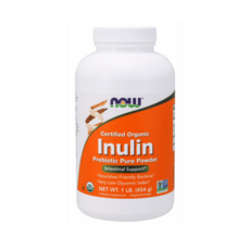 NOW Foods 菊粉益生元補充粉, 454g, 1罐