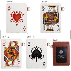 日本原裝撲克牌卡套【艾倫設計生活】現貨, 1個, 黑桃 A