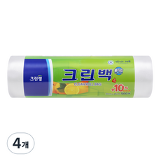 크린랩 크린롤백, 30cm x 45cm, 500개입, 4개