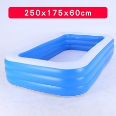兒童充氣泳池 250 公分 超大家庭號 夏日戲水游泳池, 1個, 250公分大泳池