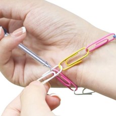 긴 손톱 네일아트 필수템 목걸이 고리 고정 헬퍼 5.2cm, 1개