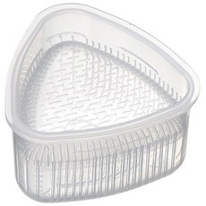 三角飯糰模具 日式三角壽司工具 米飯便當模 海苔壽司模具 DIY飯糰盒【CC0372】, 白-02.大三角, 1個