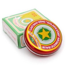 베트남정품 Golden Star Herbal Balm 허벌밤 호랑이오일 크림 허브성분 마사지크림 10g 호랑이 연고, 1개