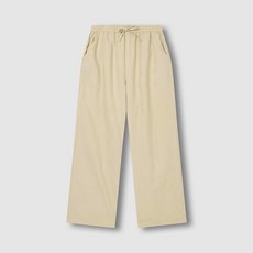 JAJU 여 리넨 블렌디드 와이드 팬츠 J126201062011 703731