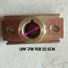 예초기날 잔디깎기 멀칭 블레이드 교체 긴 칼용 어댑터, 1개