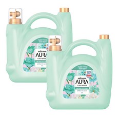 아우라 섬유유연제 스모키머스크 본품, 5.5L, 2개