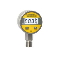 可開發票銘控MD-S260智能數字數顯壓力錶不銹鋼高精度電子油氣水壓電池款 試水壓力錶 精準壓力錶, 1個, 0-2.5mpa (25公斤)