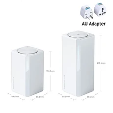 Xiaomi 전체 홈 메쉬 시스템 라우터 Wi-Fi 6 집 세트 신호 대형 커버리지 Mi 게임 가속기, 03 add AU Adapter