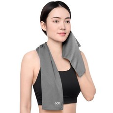 GOT Sports 쿨링 타월 (3팩 101.6cm x 30.5cm(40 12인치)) - 즉각적인 넥 및 페이스 랩 체육관 운동 달리기 극심한 열을 위한 스웨트 (야구, 회색