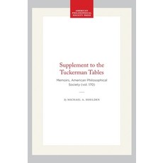 (英文圖書)Supplement to the Tuckerman Tables: Memoirs American Philosophical Society (Vol... 平裝版, American Philosophical Soci..., 英文