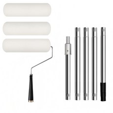 비오누랩 9인치 1.5m 5단 장대 페인트 롤러, 1개