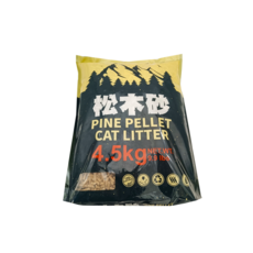 寵物物語 松木砂 崩解型, 1個, 每包4.5kg, 4.5kg, 無香