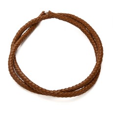 천연가죽 메쉬끈 8MM 6종 모음, 카멜 1M