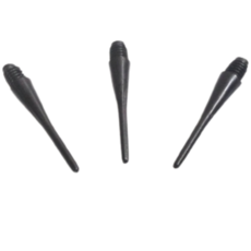 Acc 鏢頭鏢針：耐用軟式電子飛鏢塑膠標針組，2BA規格安全飛鏢針頭，高雄現貨, 30個, (黑色)Acc鏢頭, 黑色