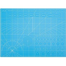 큐브라운드 컷팅 데스크 매트 A2, 파랑