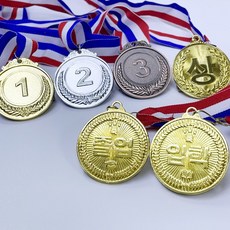 5시주문건 당일배송 fooi 특별한시상 고급소재 기념메달 졸업 입학 메달 빠른배송, 01. 1등 금메달