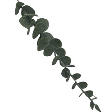 실내 모형 나뭇잎 가지 단품 39cm 초록색 철사재질 유칼립투스 거실 장식 B타입, 1개
