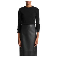 Vince 여성용 클래식 크루 오프 화이트 XS 150576