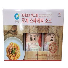 청정원 로제스파게티소스 600g X 3개입, 6병