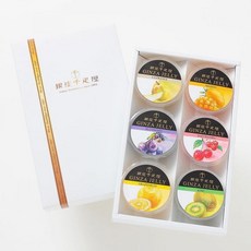 양갱 긴자 센빅야 프루츠 요칸 5개입 1세트 기프트 카드 포함 포장 완료 손잡이 가방 오추겐중생 선물용, 1: Ginza 젤리 6개