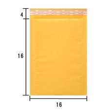 牛皮氣泡信封袋 10入 包貨袋, 1個, 開口寬16X長16CM+封口（10入）,下單數量1就是10個