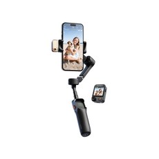 iSteady V3 Ultra AI觸控手機穩定器 多模態AI追蹤 內建延長桿與三腳架, 1個, iSteady V3 Ultra 黑色, 黑色, iSteady V3 Ultra 黑色