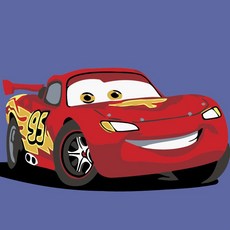 MEIISEO숫자 유화 DIY그림 그리기 셀프페인팅 침실 거실 장식, 자동차 9 레이싱 자동차, 옵션1