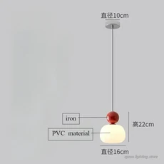 현대 유리 LED 펜던트 조명 미니멀리스트 레스토랑 장식 샹들리에 다이닝 룸 침실 머리맡 홈 아트 매달려, 01 A