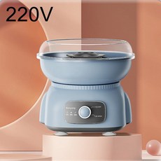 소형 가정용 DIY 솜사탕 기계 등급 PP 소재 저소음 메이커 220V, EU, blue