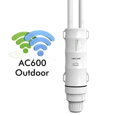 WAVLINK 무선 야외 라우터 고출력 POE 방수 AP 리피터 7/8 dBi 지향성 안테나 AC300, 01 UK Plug, 02 AC600 2.4 5G