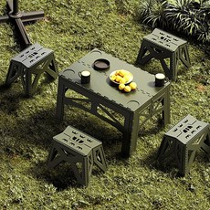 캠핑 접이식 폴딩 테이블 1초컷 피크닉 낚시 야외 미니테이블, 카키