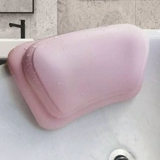 욕조 목욕 미끄럼방지 베개 머리받침 스파 방수 01.블랙, 1개