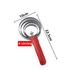 금속 말 그루머 스크레이퍼 편안한 강철 브러시 소 말용 톱니 모양 빗 4/5/6 원형 카레 청소 1, 1개