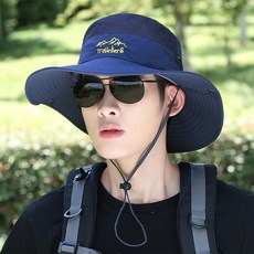 DFMEI 모자 남성 여름 선캡 아웃도어 선캡 남자 바이크캡등산 낚시 썬캡, 조절가능(56-60cm)