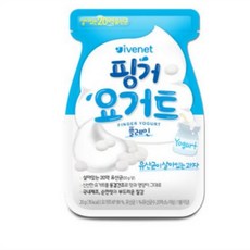 아이배냇 핑거 요거트, 플레인, 20g, 9개