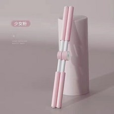 瑜伽棍 開背神器 旋轉調節 加厚鋼管 防水防鏽, 1個, 粉色(廠家現貨)