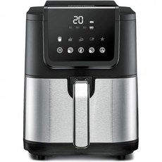 ROMMELSBACHER FRH 1500 핫 에어 프라이어 대형 베이킹 챔버 매우 조용한 작동 45dB(A) 5개 프로그램 + 4개 온도 단계 공간 절약 직사각형, 5/5 Liter Volumen