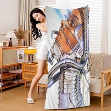 클래식 애니메이션 비치 타월 흡 빠른 건조 수영 리조트 등산