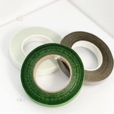 꽃 테이프 카네이션 만들기 재료 교구 조화테이프 꽃꽂이재료 꽃만들기재료, 밤색