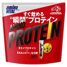 AJINOMOTO 味之素 aminoVITAL 胺基酸乳清蛋白粉隨身包 檸檬口味, 30條, 4.5g