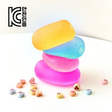 무둥 KC인증 말랑 스퀴시 스트레스볼, 1개, 256g, 오렌지