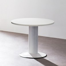 퍼스 오리발 말발굽 원형 회의테이블 책상 900 1200 1500 1800 회의용테이블 오피스 책상, 화이트프레임/화이트