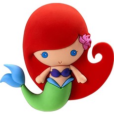 Disney The Little Mermaid - Ariel 3D 자석 캐릭터 자석 다양한 색상 7.6cm 125401 3549986181, Disney The Little Mermaid - Ar